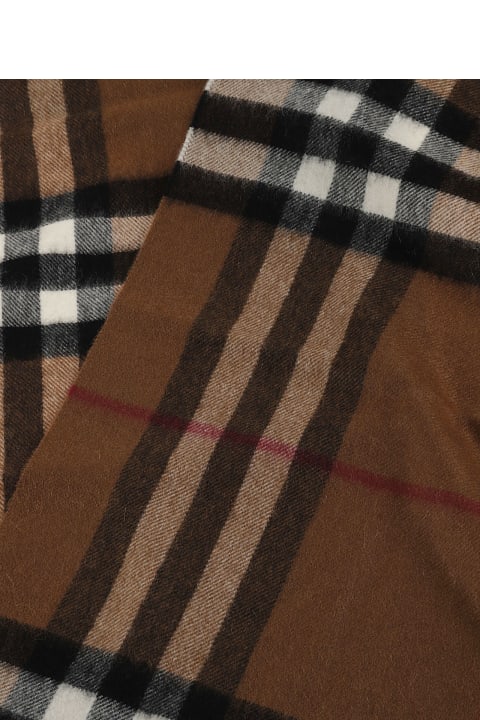Scarves & Wraps for Women Burberry Check Fringed Scarf
