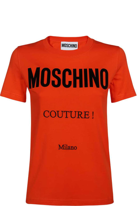 Moschino Topwear for Women Moschino Logo Crew-neck T-shirt