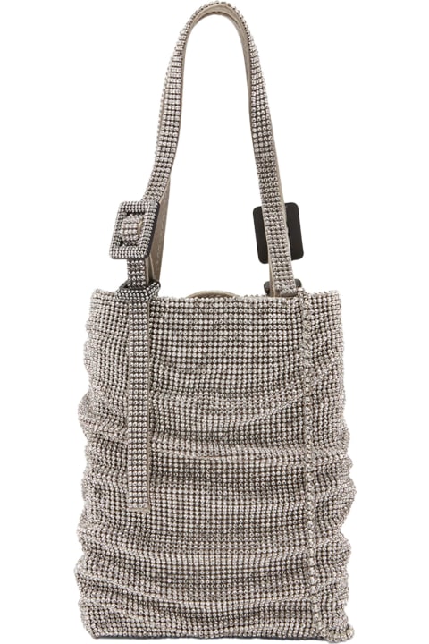 Benedetta Bruzziches Totes for Women Benedetta Bruzziches Crystal On Silver - Lollo La Petite Bag