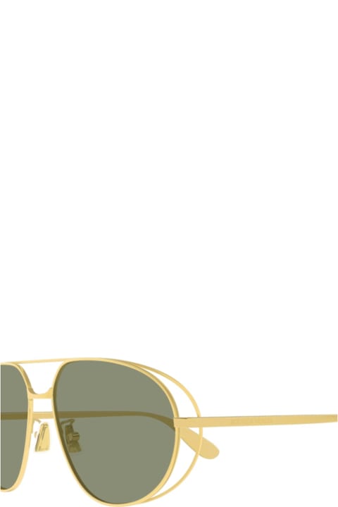 Bottega Veneta Eyewear Eyewear for Men Bottega Veneta Eyewear Bv1344s001- Gold-gold-green