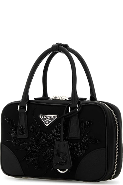 Prada Bags for Women Prada Esterno: 100% Nylon 100% Pelle Fodera: 100% Tessuto Finitura: Metallo Dorato