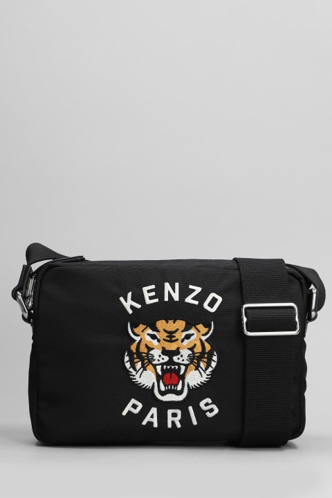 Bags for Men Kenzo Shoulder Bag In Black Polyester