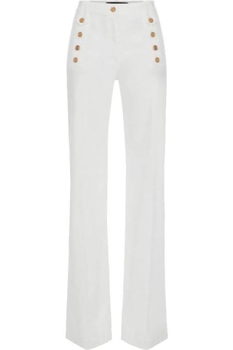 デニム・ジーパン ELISABETTA FRANCHI Woman Jeans Ivory PJ87D 360 Women's Denim Jeans from Elisabetta Franchi - stylishness