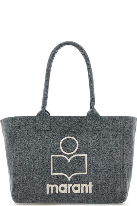 Homeware Isabel Marant Slate Cotton Yenky Zipped Shopping Bag