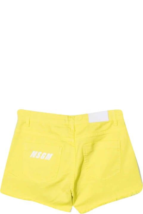 Yellow Shorts Girl
