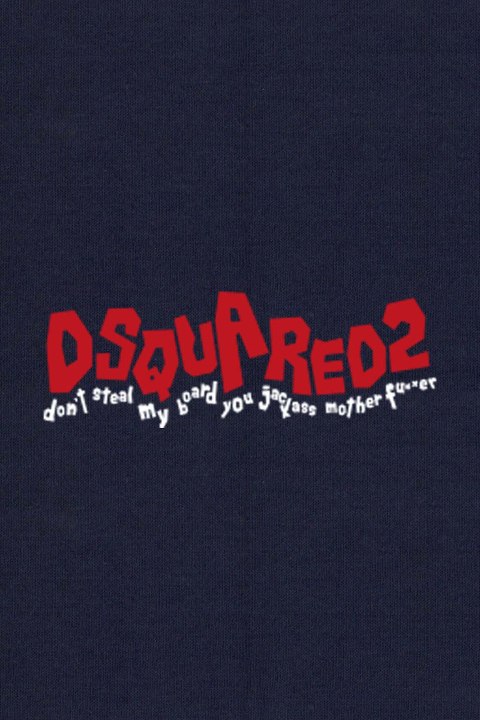 Dsquared2 for Men Dsquared2 Don T Steal My Board Logo Print T-shirt