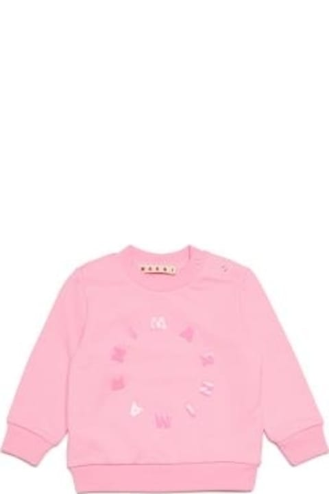 Marni Sweaters & Sweatshirts for Baby Girls Marni Felpa Con Logo