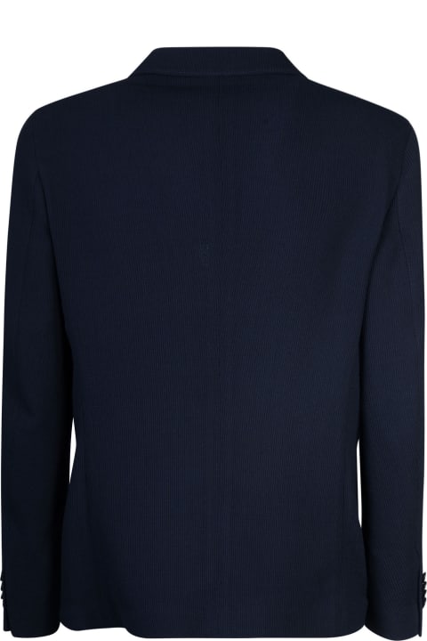 Giorgio Armani Coats & Jackets for Men Giorgio Armani Patched Pocket Knit Blazer