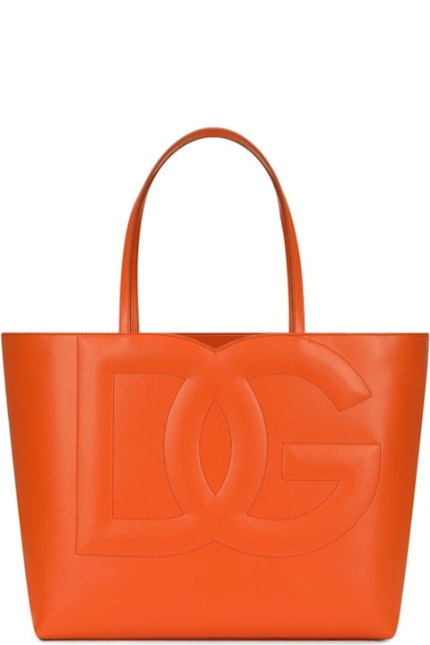 Dolce 
Gabbana Dg Logo Medium Shopping Bag