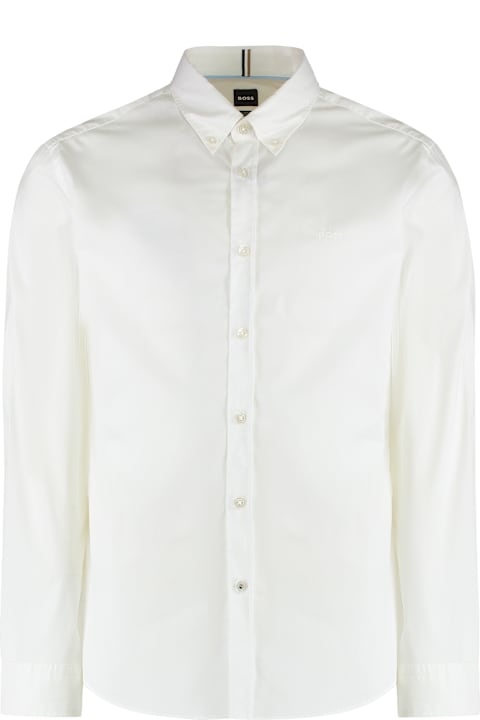 Homeware Hugo Boss Slim Fit Shirt In Cotton Blend