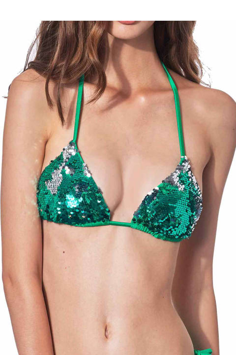 Homeware MC2 Saint Barth Green Sequins Triangle