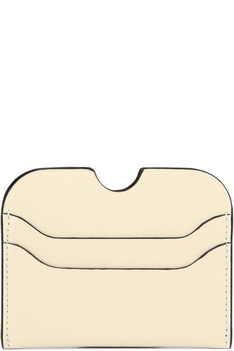 Accessories for Women Acne Studios Logo Detailed Open Top Cardholder
