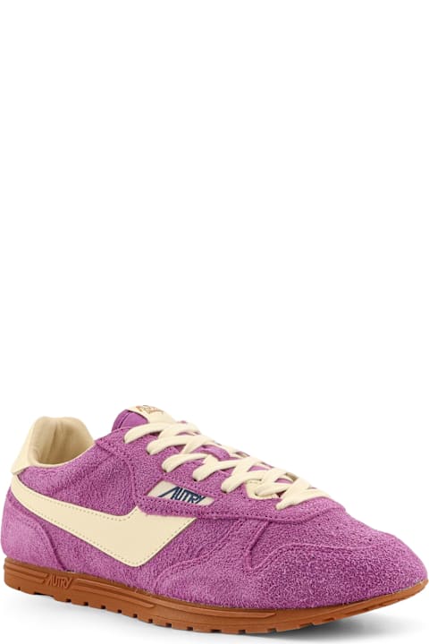Autry Sneakers for Men Autry Windspin Low-top Suede And Leather Sneakers