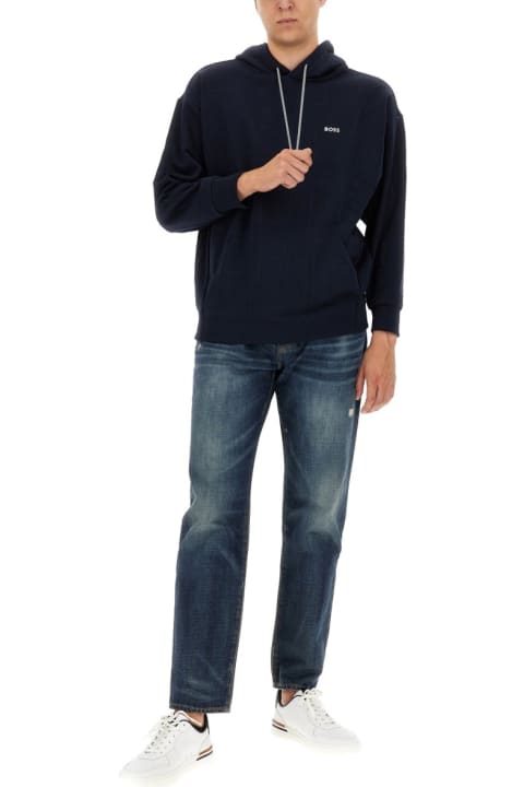 Hugo Boss Fleeces & Tracksuits for Men Hugo Boss Sweatshirt With Logo