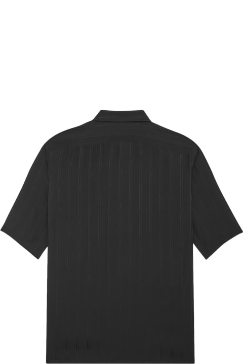 Saint Laurent for Men Saint Laurent Cassandre Striped Silk Shirt