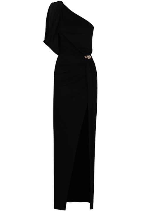 Jumpsuits for Women Elisabetta Franchi Red Carpet Jersey Asymmetric Dress