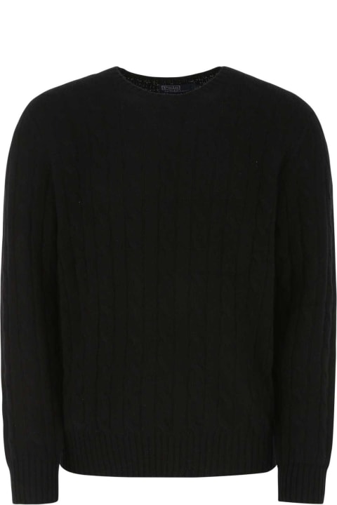 メンズ新着アイテム Polo Ralph Lauren Black Cashmere Sweater