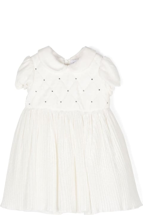 Monnalisa Dresses for Baby Girls Monnalisa Cream Dress Baby Girl