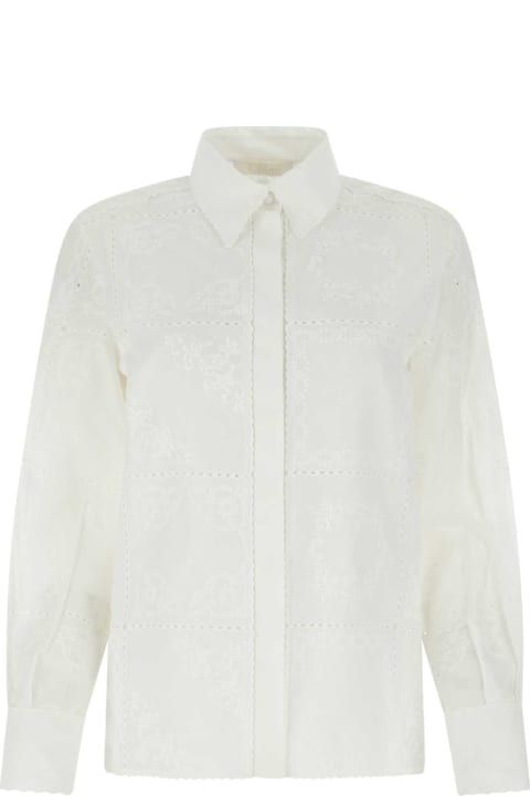 Chloé for Women Chloé White Voile Shirt