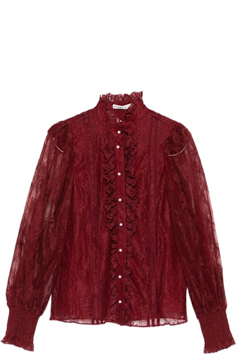 Homeware Alice + Olivia Eugenia Embroidered Blouse