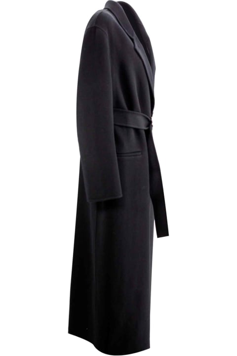Philosophy di Lorenzo Serafini Coats & Jackets for Women Philosophy di Lorenzo Serafini Belted Single-breasted Wool Coat