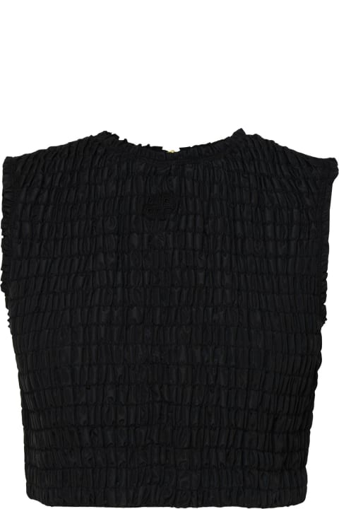 Patou for Women Patou Black Recycled Fault Top