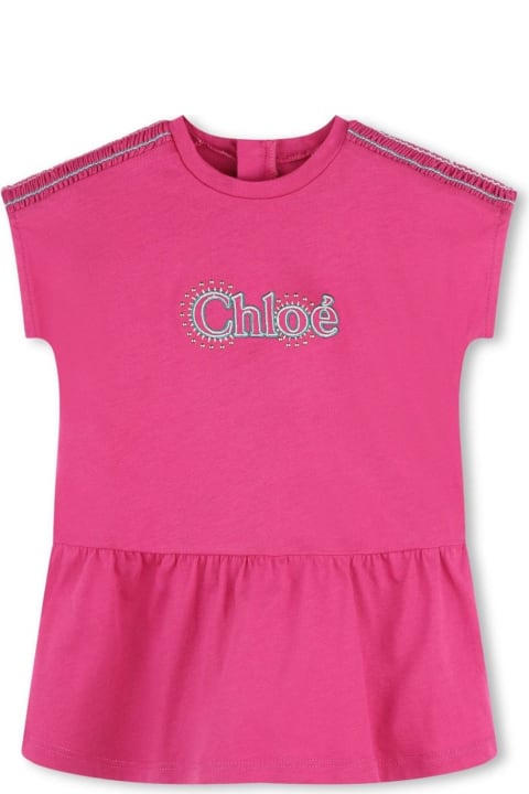 Dresses for Baby Girls Chloé Chloè Kids Dresses Fuchsia