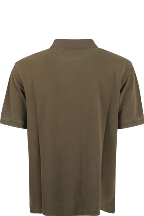 Herno Shirts for Men Herno Logo Embroidered Regular Polo Shirt
