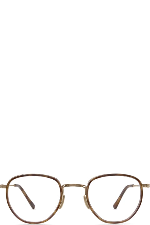 メンズ Mr. Leightのアイウェア Mr. Leight Roku C Yellowjacket Tortoise-gold Glasses