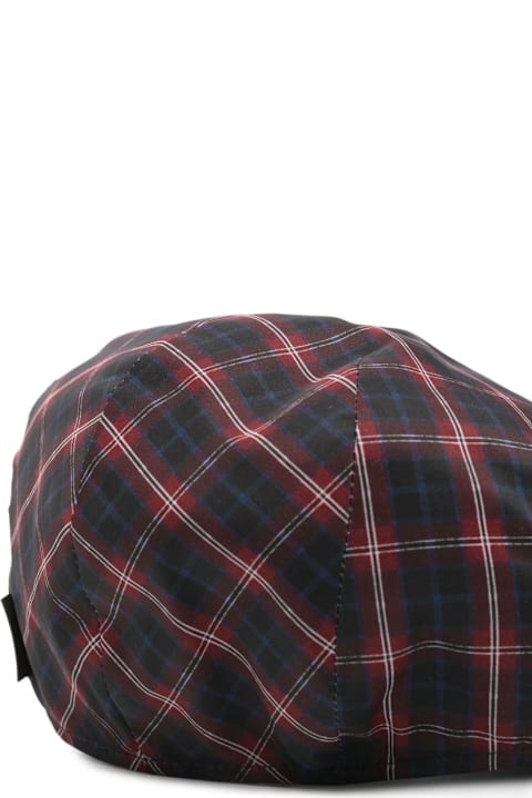 Borsalino for Kids Borsalino Parigi Check Cap