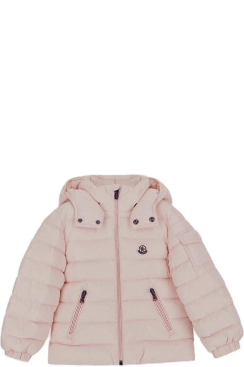 Topwear for Baby Girls Moncler Zip-up Long-sleeved Jacket