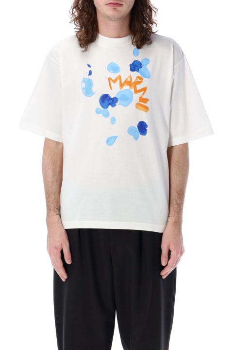 Marni Topwear for Women Marni Paint Logo T-shirt