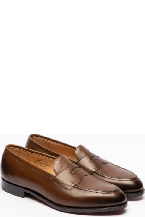 Loafers & Boat Shoes for Men Edward Green Dark Oak Antique Calf Loafer
