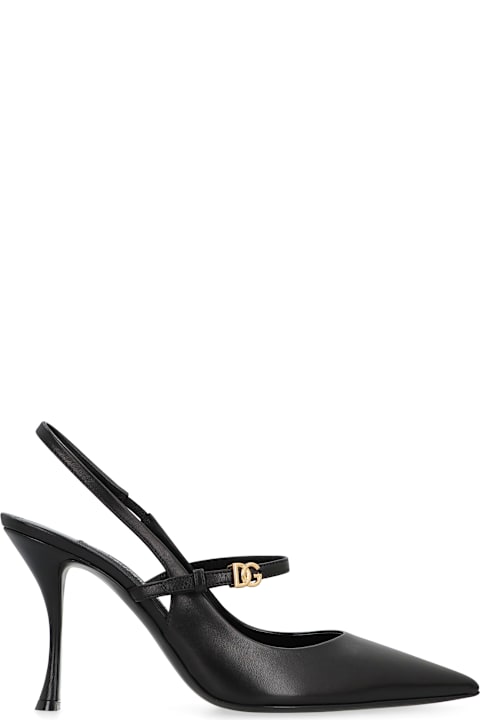 Dolce 
Gabbana Slingback In Leather