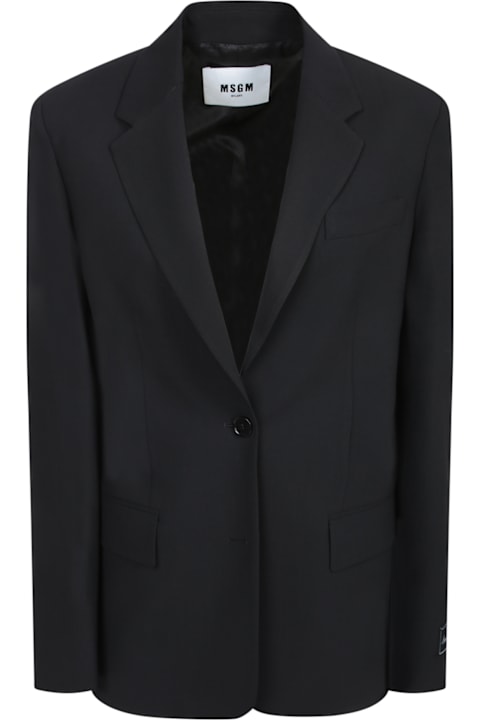 MSGM Coats & Jackets for Women MSGM Single-breasted Tailored Blazer