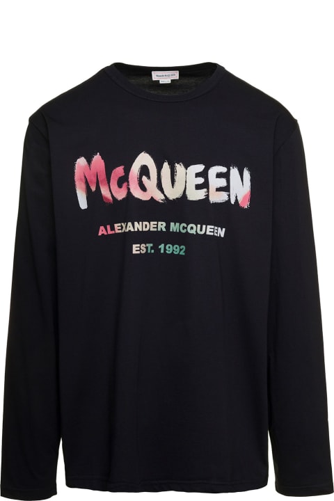 Alexander McQueen Topwear for Men Alexander McQueen Graffiti Multicolor Ml