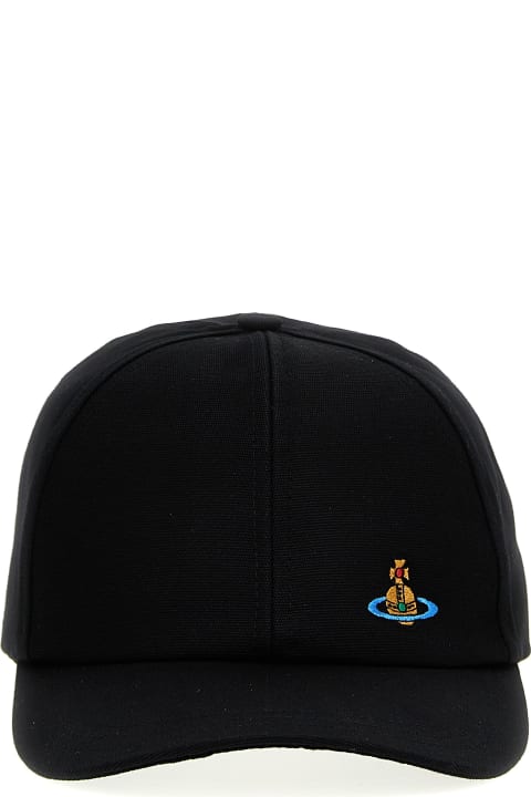 Hats for Women Vivienne Westwood Logo Embroidery Baseball Cap