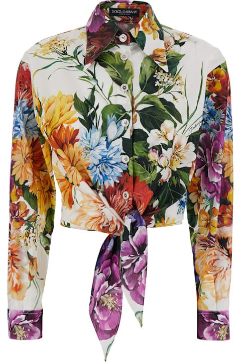 Homeware Dolce 
Gabbana Floral Crop Shirt