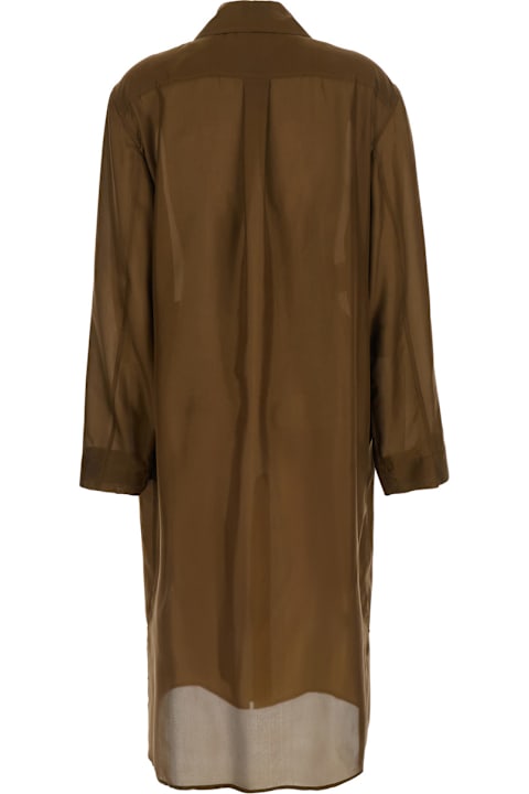 Homeware Philosophy di Lorenzo Serafini Cardigan With Wide Collar And Long Sleeves