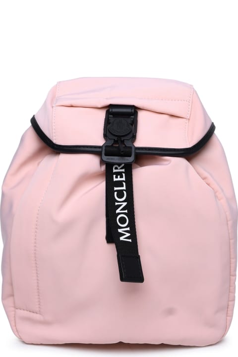 Moncler for Women Moncler 'trick' Pink Nylon Backpack