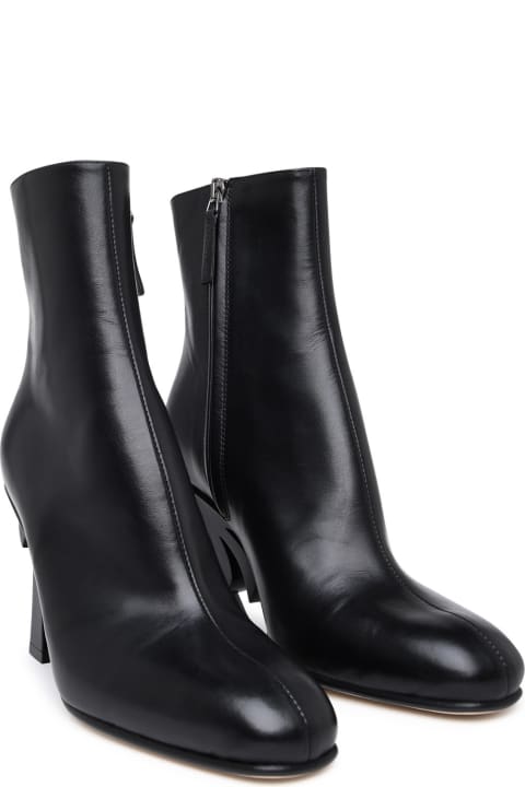 Palm Angels Boots for Women Palm Angels Leather Ankle Boots