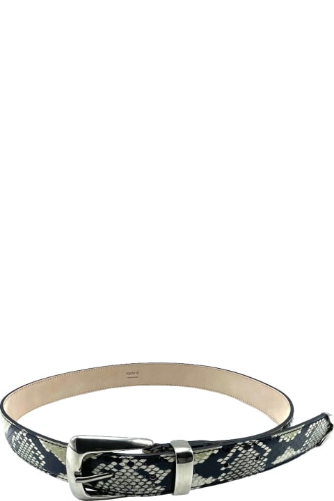 Fashion for Kids Khaite Benny Belt In Python Embossed