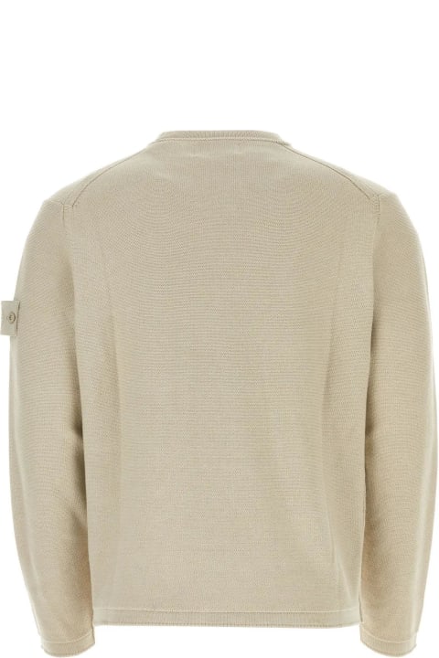 Sand Cotton Blend Sweater