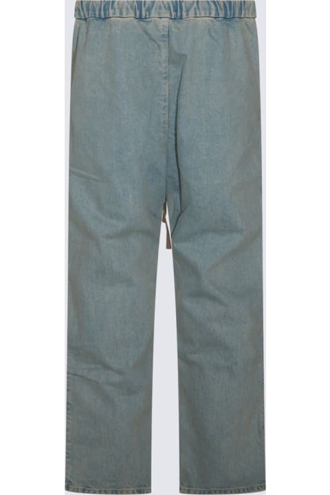 Pants for Men Fear of God Indigo Blue Cotton Pants