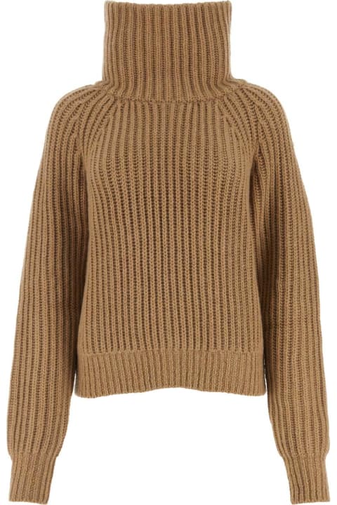 Khaite Fleeces & Tracksuits for Women Khaite Camel Cashmere Sweater