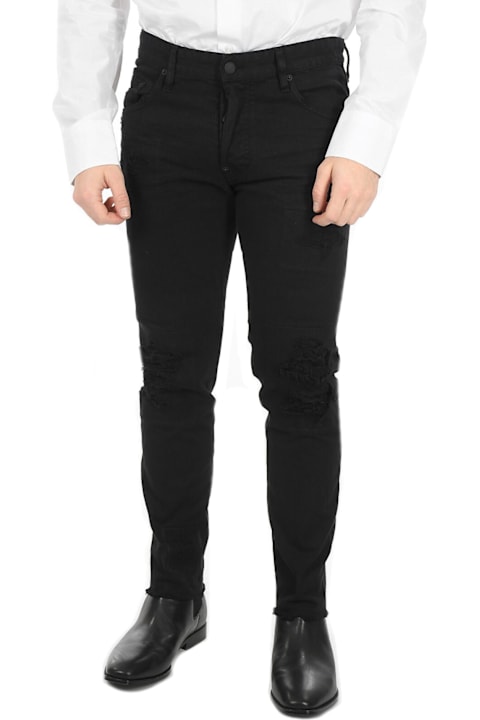 Homeware Dsquared2 Black Bull Skater Jeans