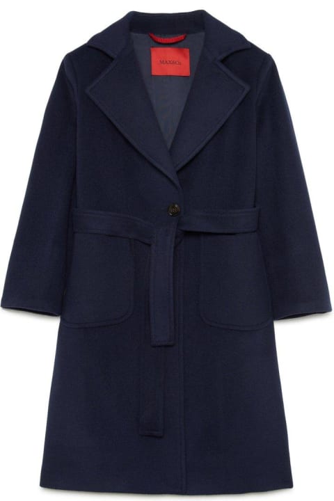 Max&Co. Coats & Jackets for Boys Max&Co. Belted Single-breasted Long Sleeevd Coat