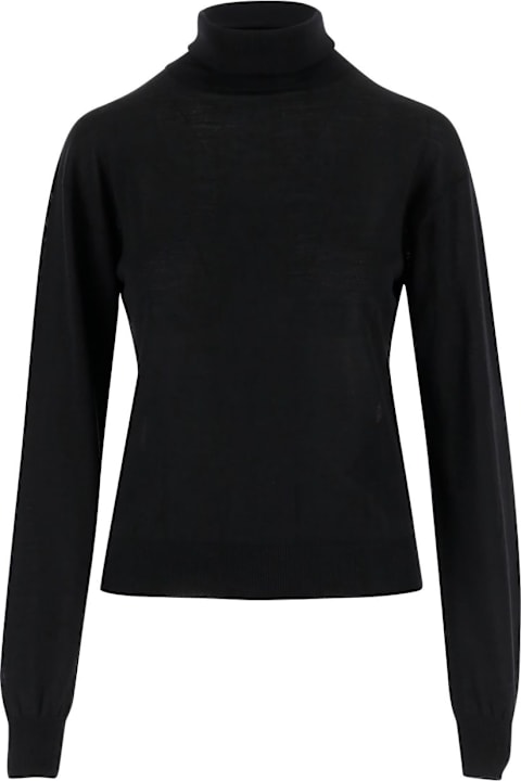 Homeware Saint Laurent Saint Laurent Cashmere, Wool, And Silk Turtleneck Sweater