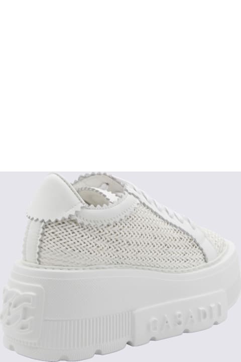 Casadei White Leather Nexus Hanoi Sneakers