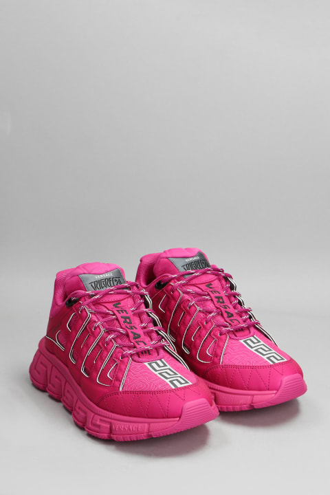 Trigreca Sneakers In Fuxia Leather